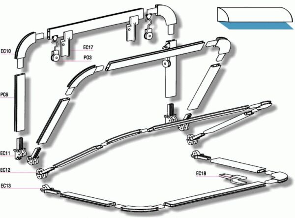 Як влаштована маркіза ківш